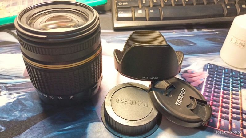 Lens Tamron 18-250mm canon efs