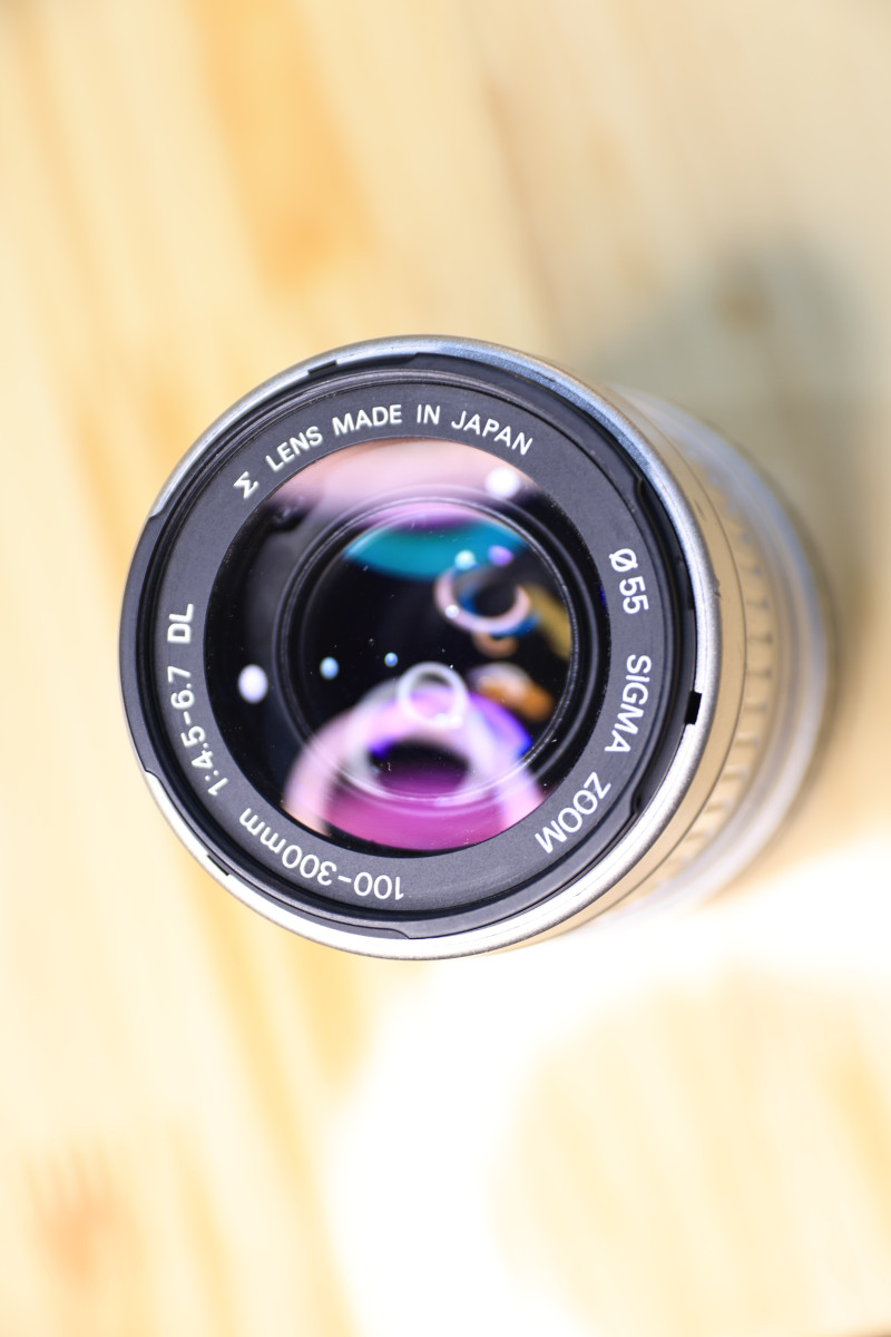 Lens Sigma 100-300mm trăng for canon ef Full frame - Ống kính siêu tele