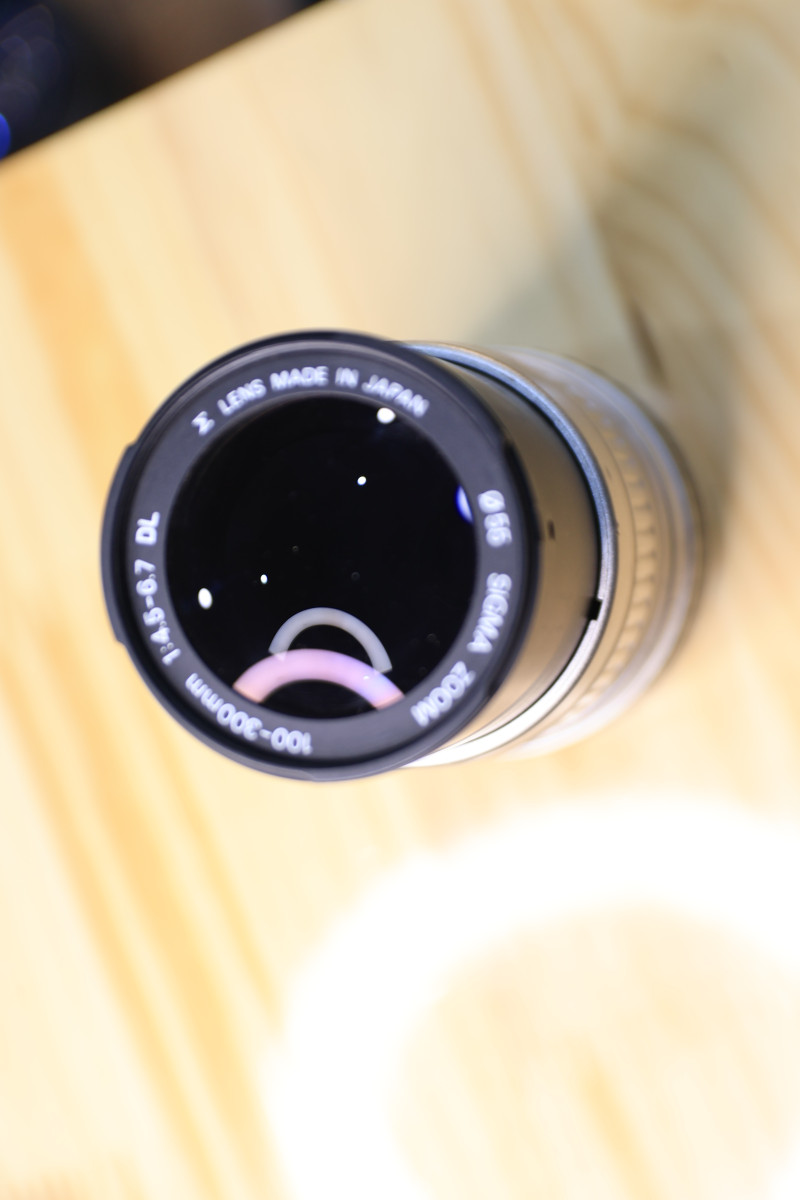 Lens Sigma 100-300mm trăng for canon ef Full frame - Ống kính siêu tele