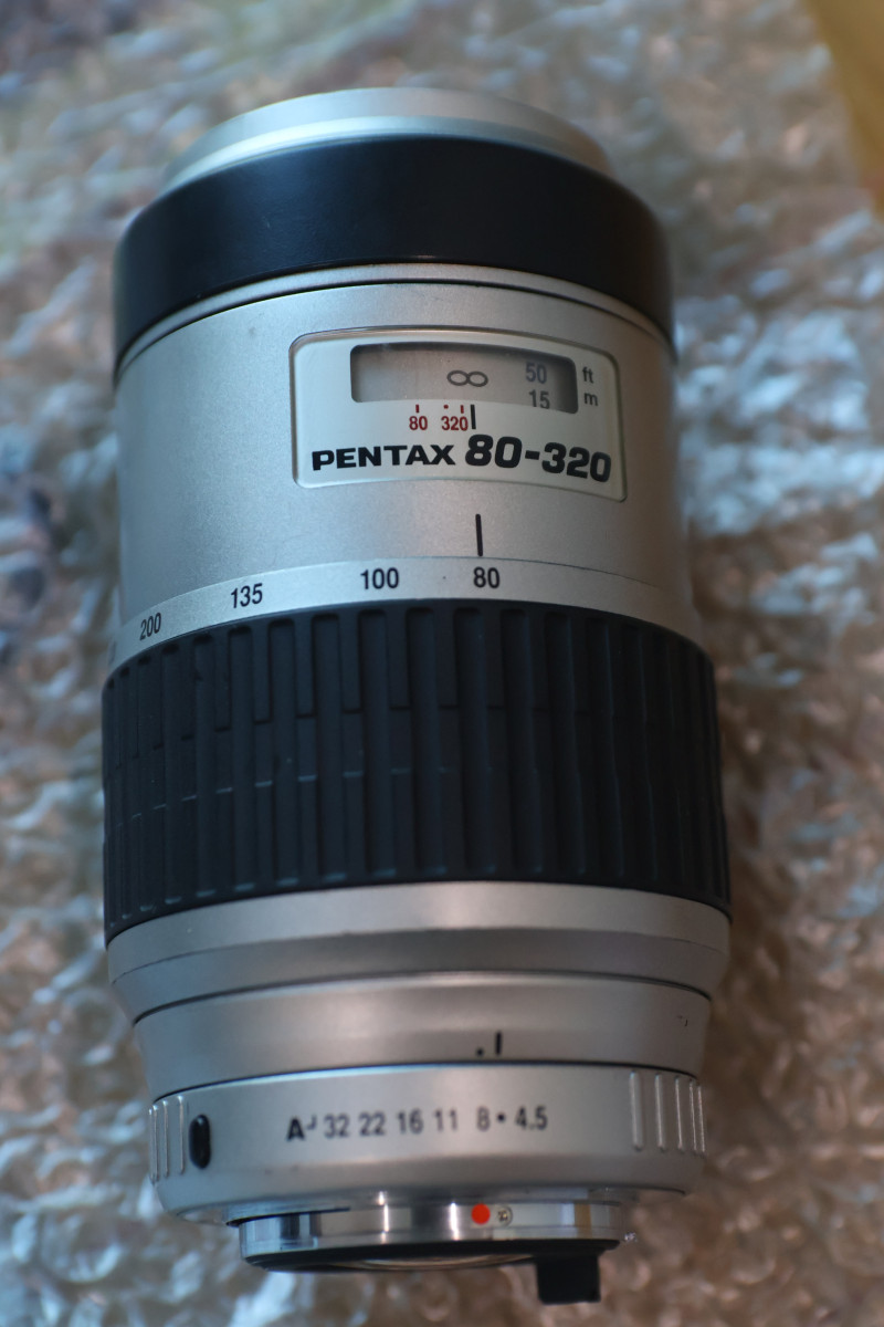 Lens pentax 80-320mm for Pentax K có ít bụi - Ống kính pentax