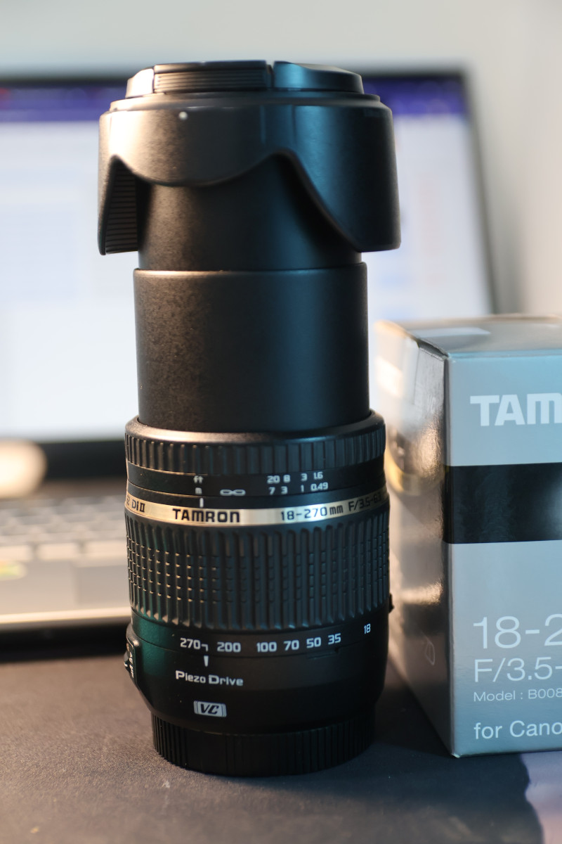 Lens Tamron 18-270mm VC for Canon efs - Ống kính Canon EF